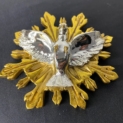 IMAGEM DE RESINA IMPORTADA DIVINO ESPIRITO SANTO DE PAREDE 9CM (1 UNIDADE)