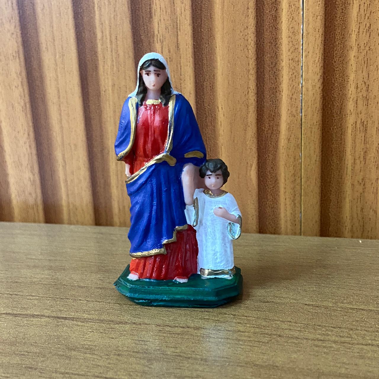 IMAGEM DE RESINA NACIONAL MARIA PASSA A FRENTE 07CM (6 UNIDADES)