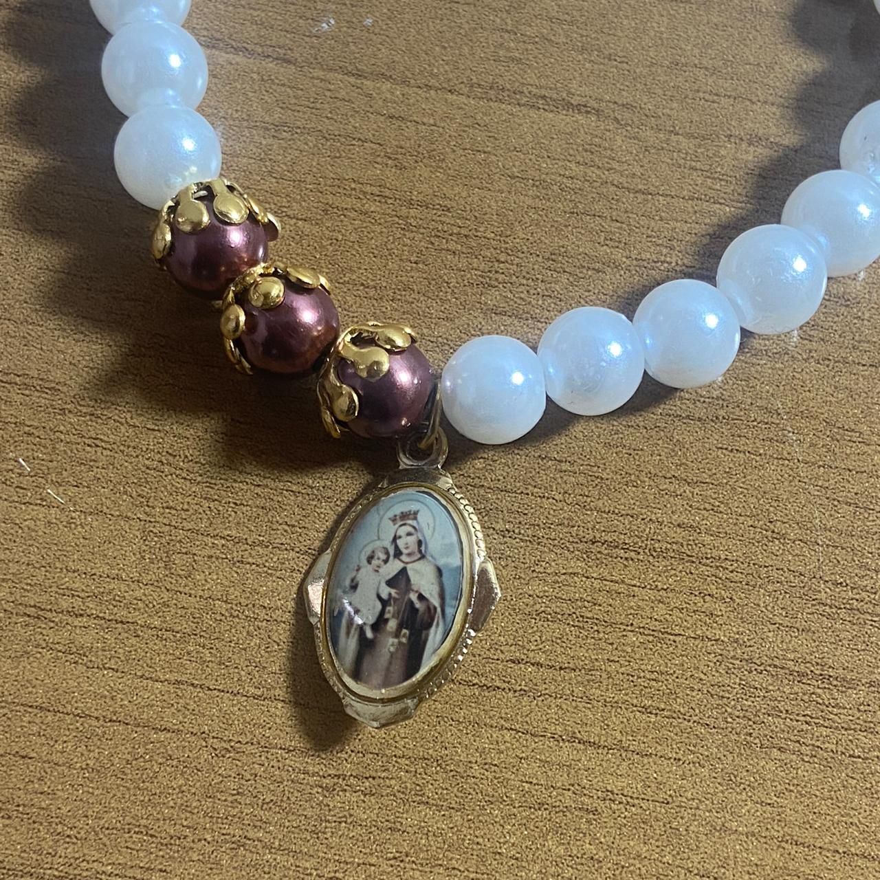 PULSEIRA PÉROLA NOSSA SENHORA DO CARMO (01 UNIDADE)
