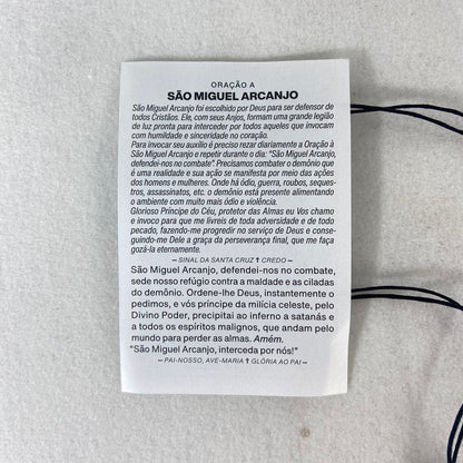 ESCAPULÁRIO DE COURO SÃO MIGUEL (12 UNIDADES)