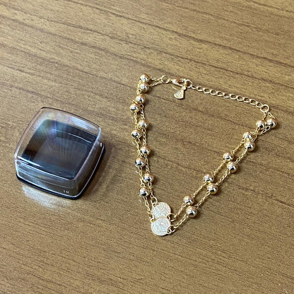 PULSEIRA ESCAPULARIO DOURADO MEDALHA SÃO BENTO  (3 UNIDADES)