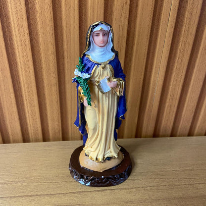 IMAGEM DE RESINA NACIONAL SANTA BEATRIZ 15CM (1 UNIDADE)