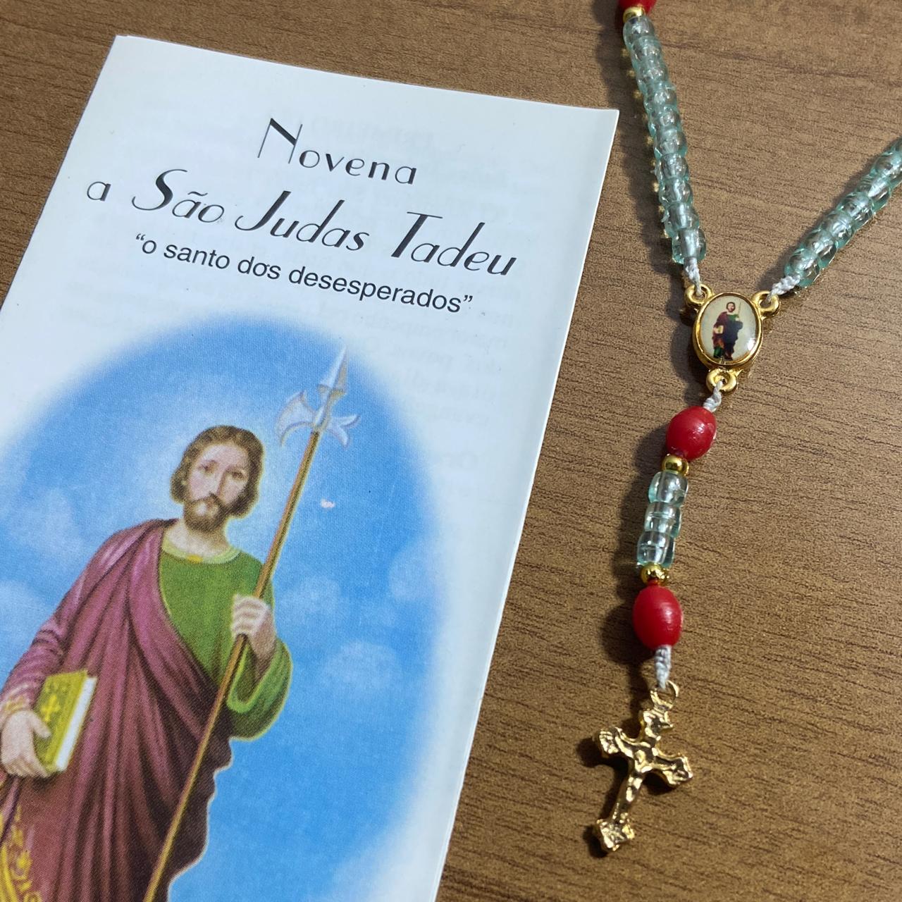 TERÇO MIÇANGA SÃO JUDAS TADEU 4MM (1UNIDADE)