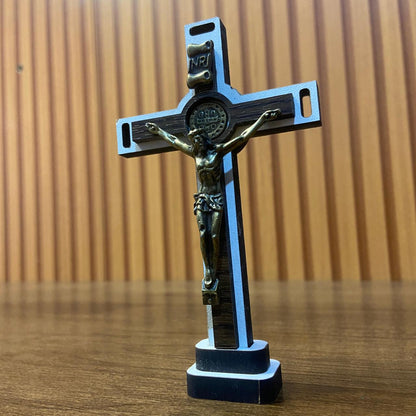 CRUCIFIXO MDF DE MESA 11CM (1 UNIDADE)