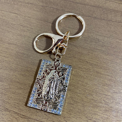 CHAVEIRO LUXO NOSSA SENHORA DE GUADALUPE COM STRASS (6 UNIDADES)