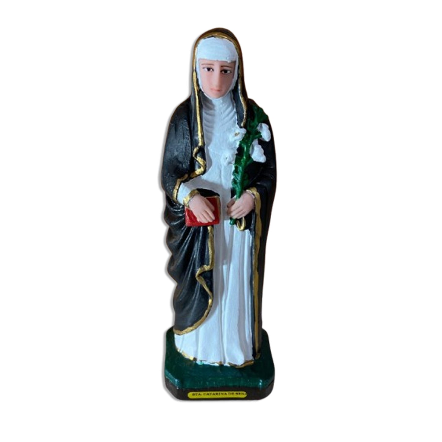 IMAGEM DE RESINA NACIONAL SANTA CATARINA DE SENA 21CM (1 UNIDADE)