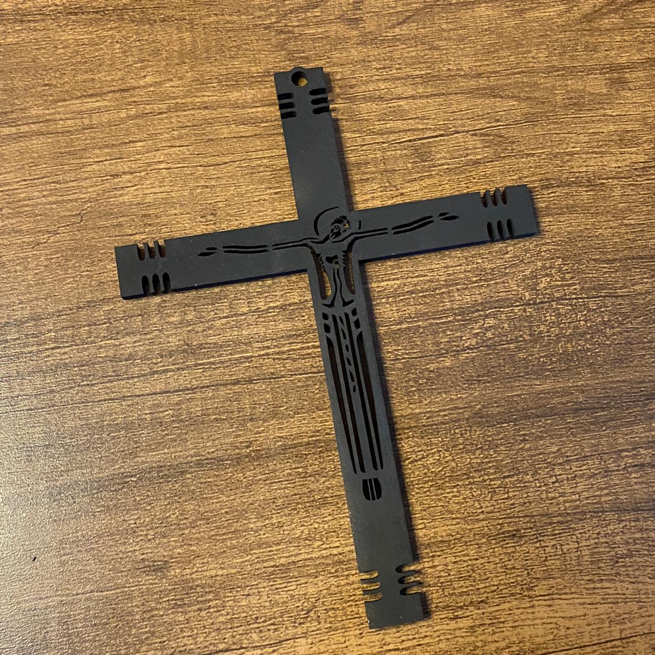 CRUCIFIXO MDF CRUZ DO NADA 20CM (1 UNIDADE)