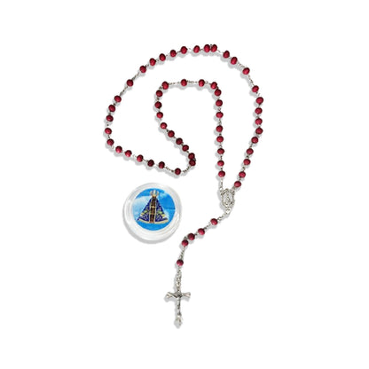 TERÇO PERFUMADO NOSSA SENHORA APARECIDA 6MM (6 UNIDADES)