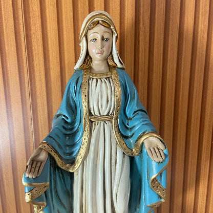 IMAGEM DE GESSO NOSSA SENHORA DAS GRAÇAS 40CM (1 UNIDADE)
