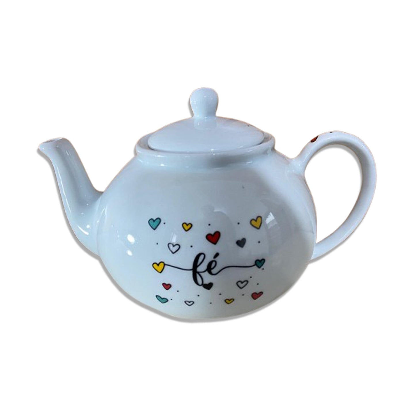 BULE DE PORCELANA BRANCO FÉ 1,600ML (1 UNIDADE)