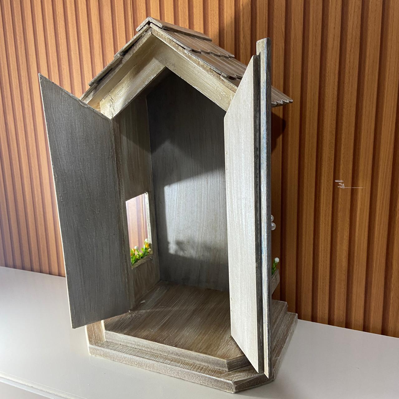 ORATÓRIO MDF COM PORTA PARA IMAGEM DE 30CM (1 UNIDADE)