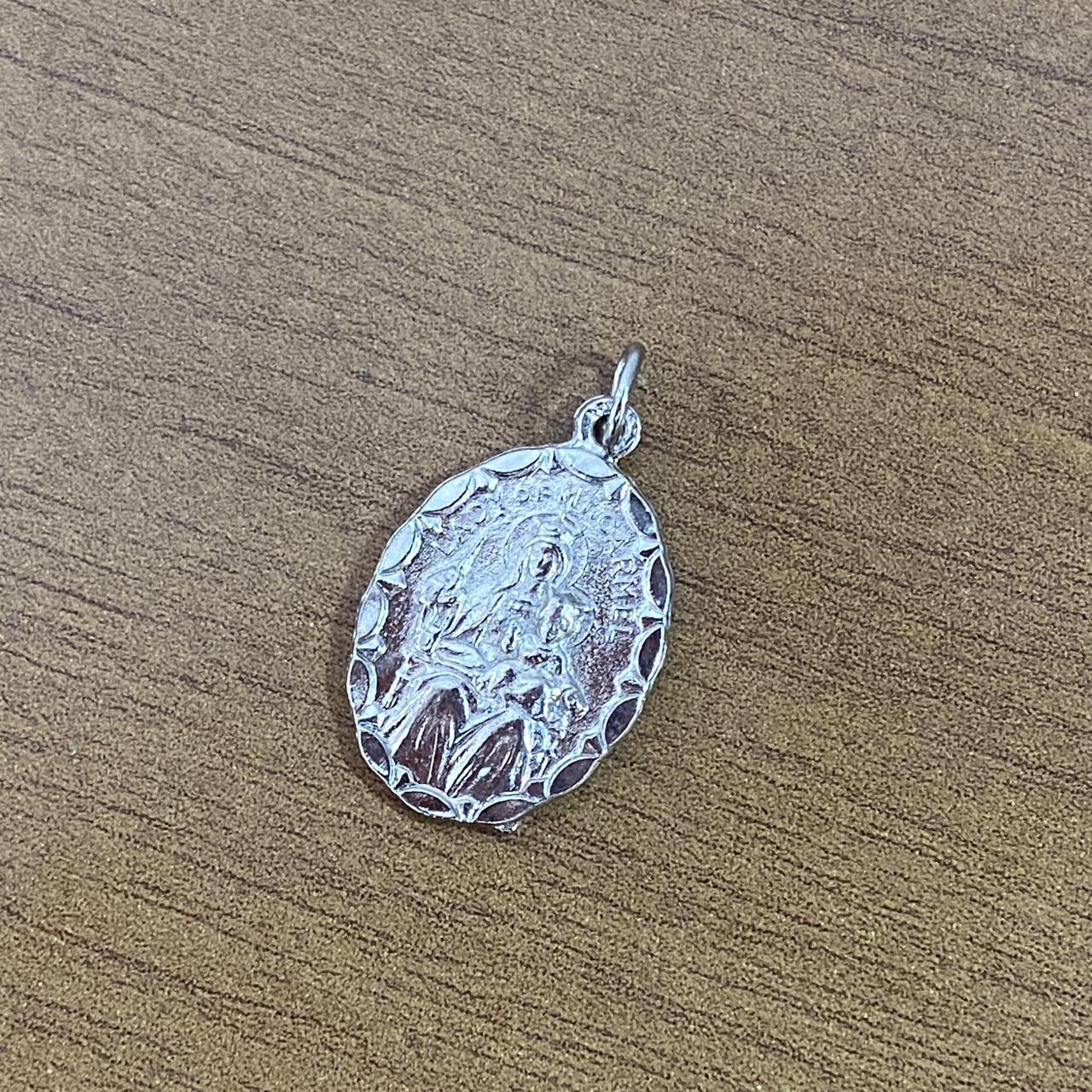 MEDALHA ITALIANA NOSSA SENHORA DO CARMO  (6 UNIDADES)