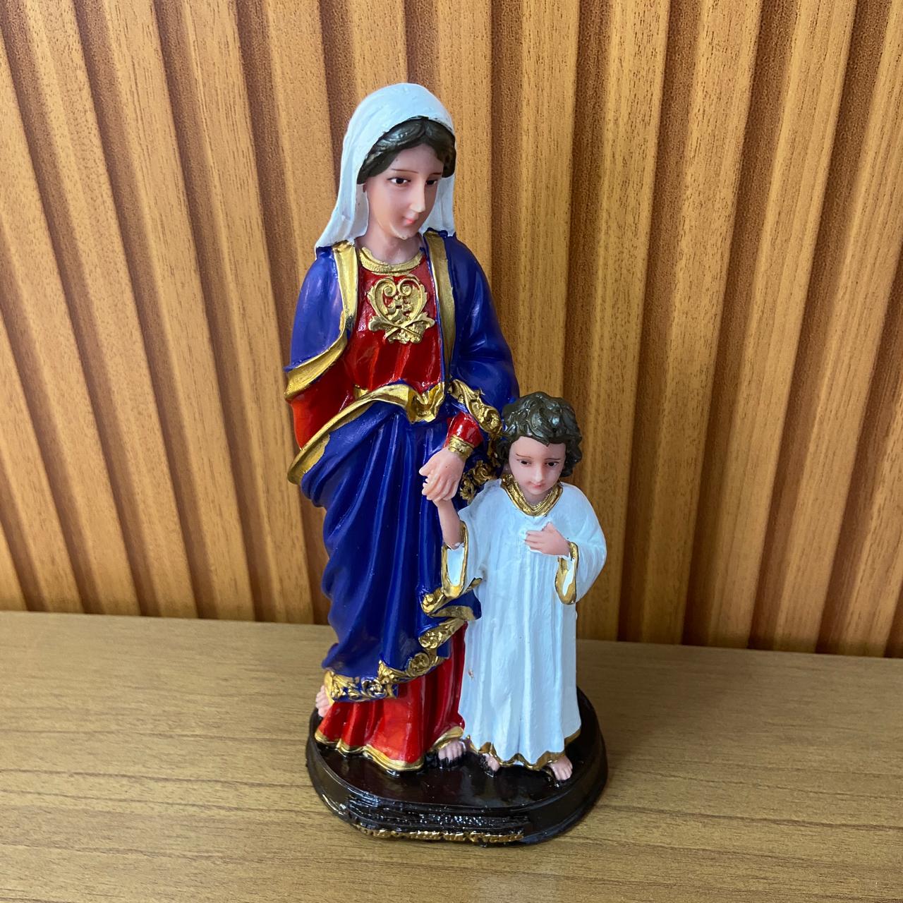 IMAGEM DE RESINA NACIONAL MARIA PASSA A FRENTE 20CM (1 UNIDADE)