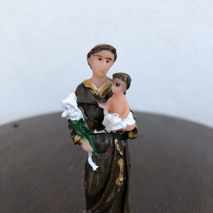 IMAGEM DE RESINA NACIONAL SANTO ANTÔNIO 08CM (6 UNIDADES)