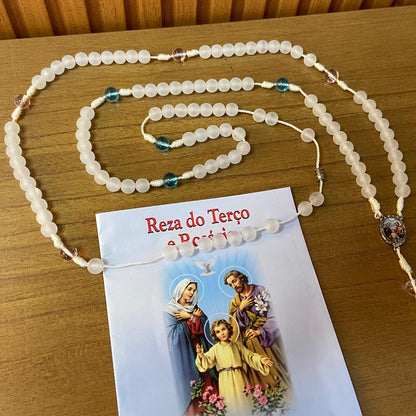 TERÇO CRISTAL DO CASAL 8MM (1 UNIDADE)