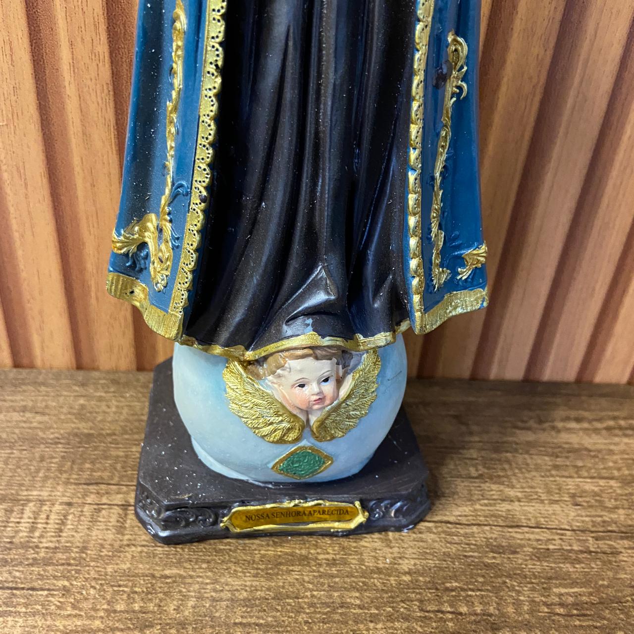 IMAGEM DE RESINA IMPORTADA NOSSA SENHORA APARECIDA 31CM (1 UNIDADE)