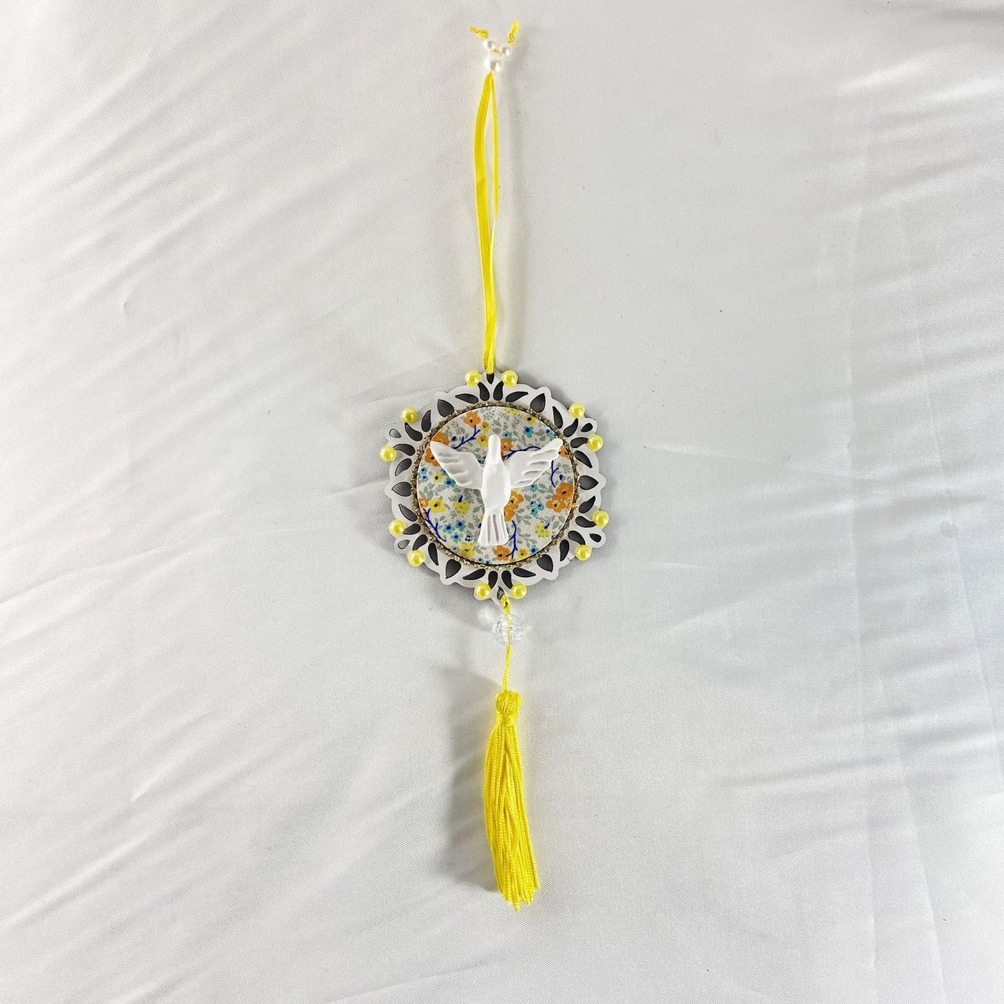 MANDALA DE BERÇO DIVINO ESPIRITO SANTO P AMARELO (1 UNIDADE)