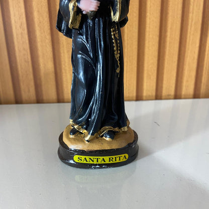 IMAGEM DE RESINA NACIONAL SANTA RITA DE CÁSSIA 15CM (1 UNIDADE)