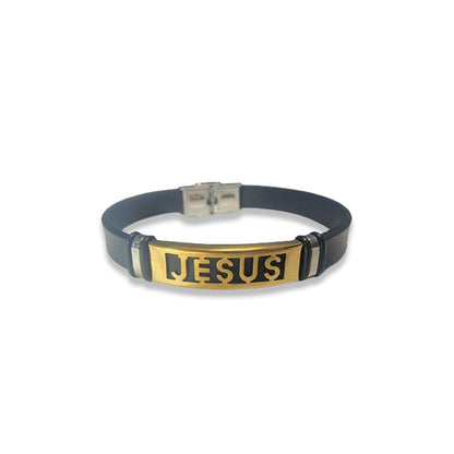 PULSEIRA PRETA JESUS (3 UNIDADES)