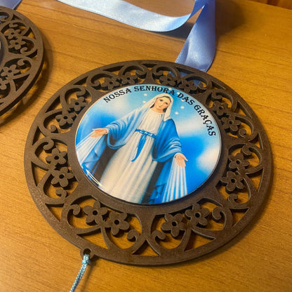ESCAPULÁRIO DE PORTA TABACO NOSSA SENHORA DAS GRAÇAS (1 UNIDADE)