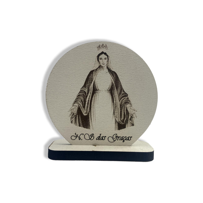 TOTEM MDF NOSSA SENHORA DAS GRAÇAS 08CM (1 UNIDADE)