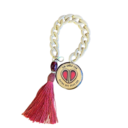 ELO DA CONSAGRAÇÃO  MEDALHÃO RESINADO DO CASAL (1 UNIDADE)