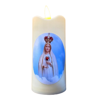 VELA ELETRÔNICA NOSSA SENHORA DE FÁTIMA (1 UNIDADE)
