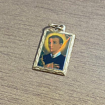 MEDALHA ALUMINIO QUADRADA SÃO GERALDO  (12UNIDADES)