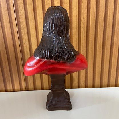BUSTO DE GESSO SAGRADO CORAÇÃO DE JESUS 24CM (1 UNIDADE)