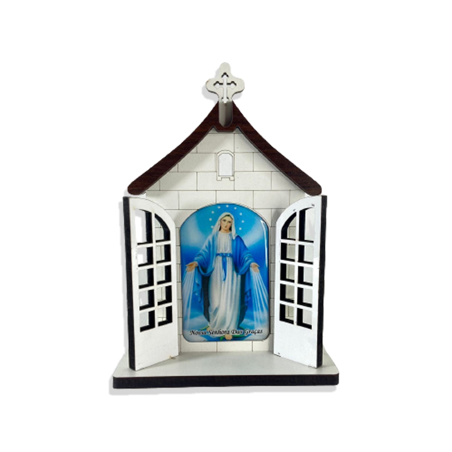 CAPELA PORTA NOSSA SENHORA DAS GRAÇAS 16CM (1 UNIDADE)