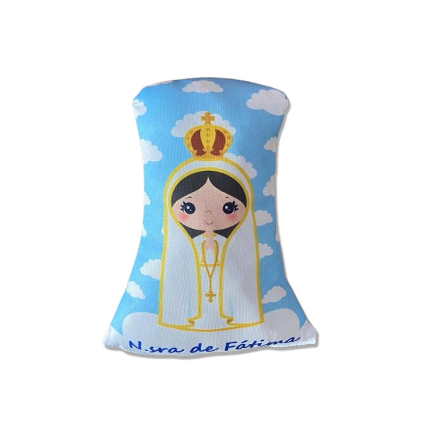 ALMOFADA PEQUENA NOSSA SENHORA DE FÁTIMA (1 UNIDADE)