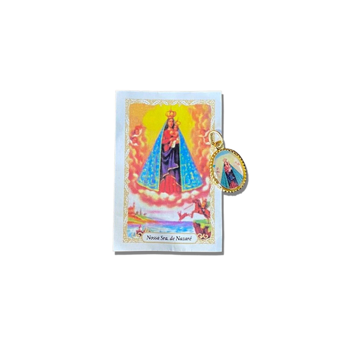 MEDALHA ALUMINIO NOSSA SENHORA DE NAZARÉ (36 UNIDADES)