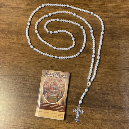 ROSÁRIO PÉROLA NOSSA SENHORA APARECIDA 8MM (1 UNIDADE)