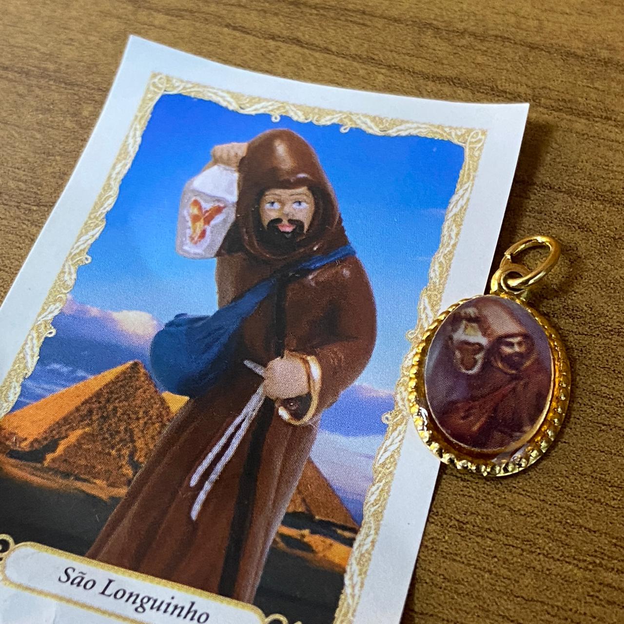 MEDALHA ALUMINIO SÃO LONGUINHO (36 UNIDADES)