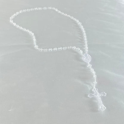 TERÇO ACRÍLICO P TRANSPARENTE (12 UNIDADES)