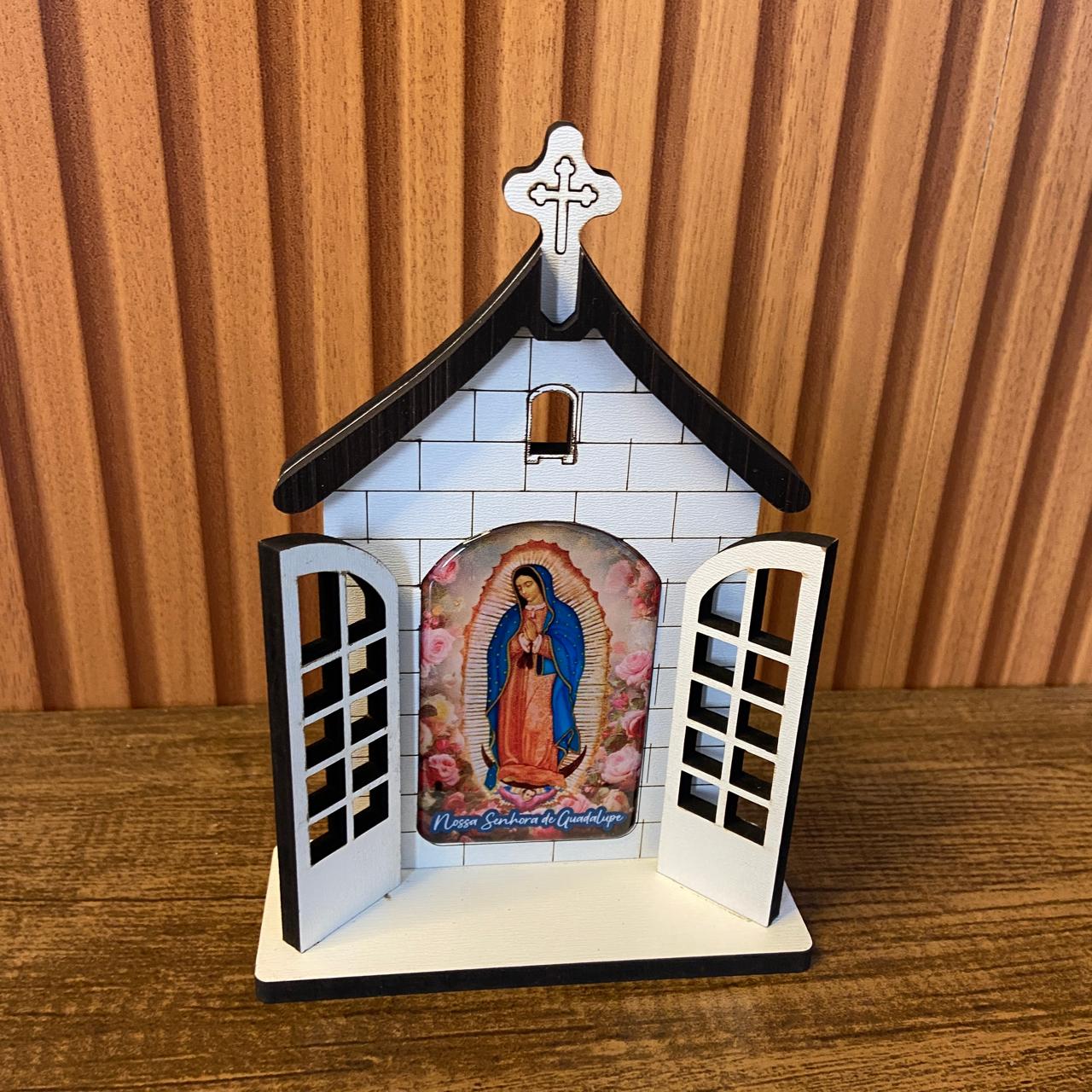 CAPELA PORTA NOSSA SENHORA DE GUADALUPE 16CM (1 UNIDADE)