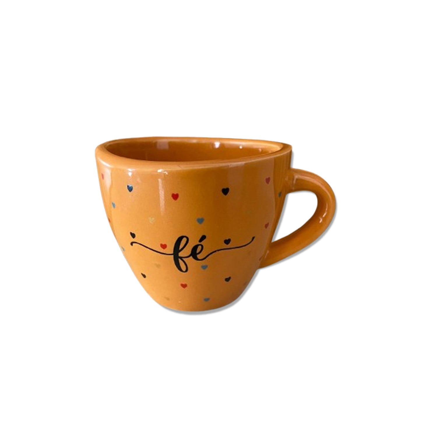 XÍCARA COQUINHO LARANJA FÉ  (1 UNIDADE)