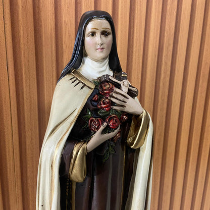 IMAGEM DE GESSO SANTA TERESINHA 40CM (1 UNIDADE)