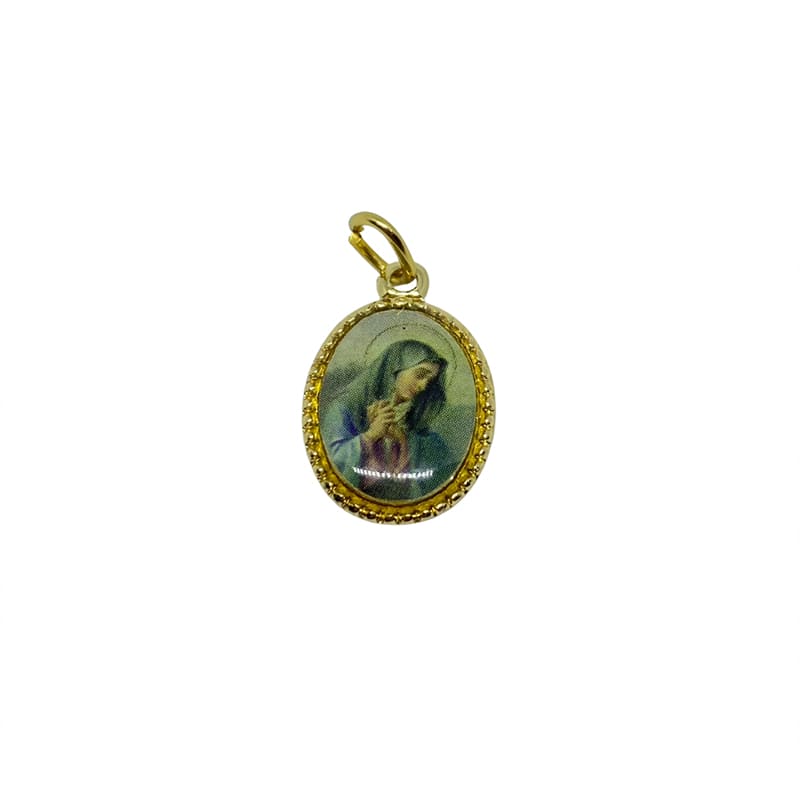 MEDALHA ALUMINIO NOSSA SENHORA DAS DORES (36 UNIDADES)