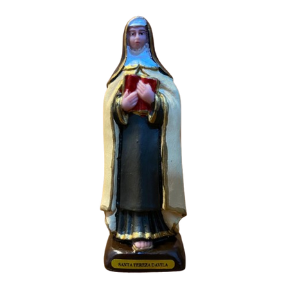 IMAGEM DE RESINA NACIONAL SANTA TERESA D´AVILA 15CM (1 UNIDADE)