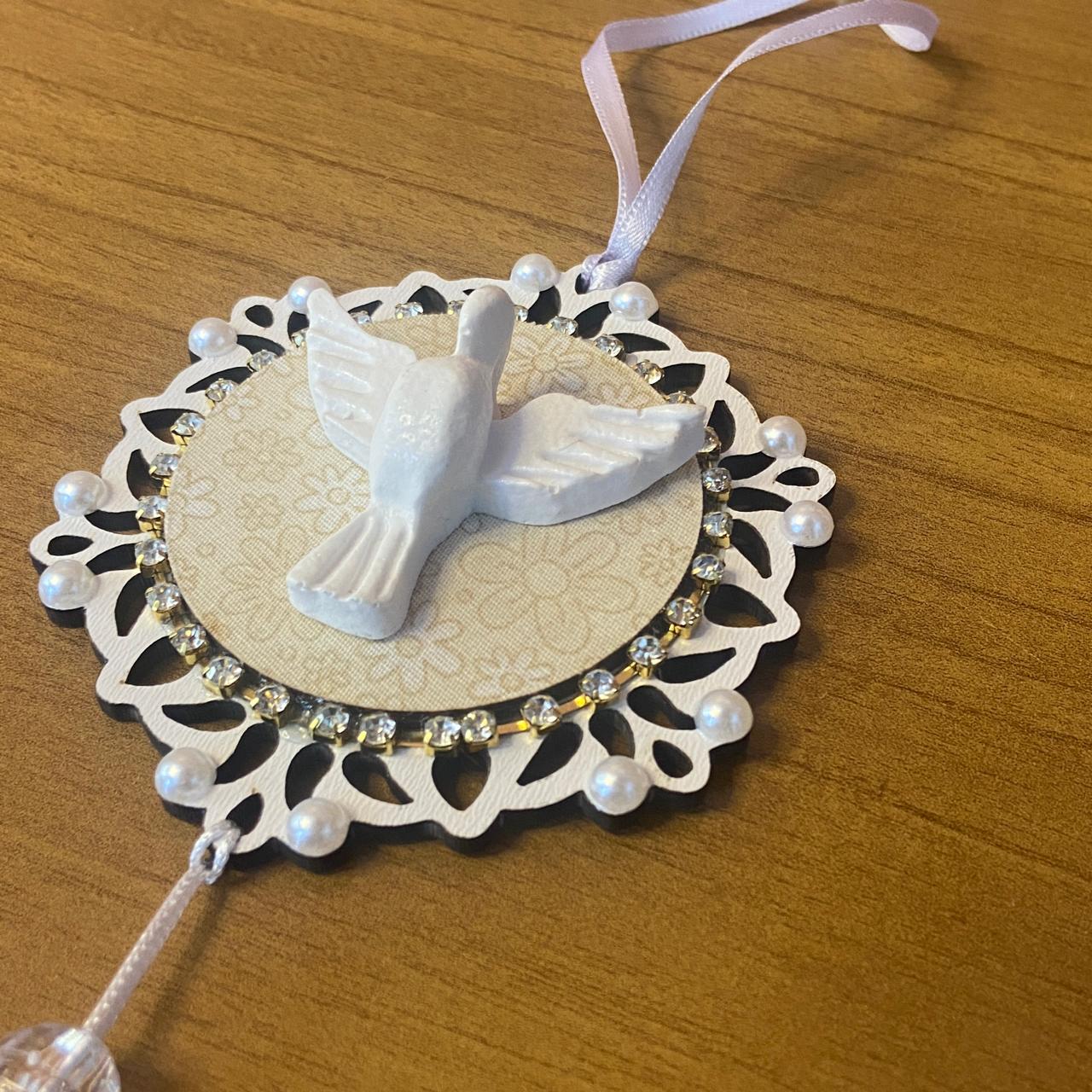 MANDALA DE BERÇO DIVINO ESPIRITO SANTO P BRANCO (1 UNIDADE)