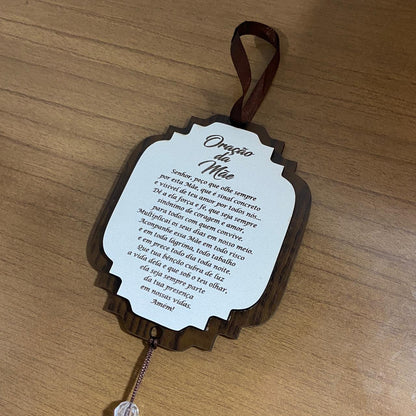 PÊNDULO MDF ORAÇÃO DA MÃE (1 UNIDADE)