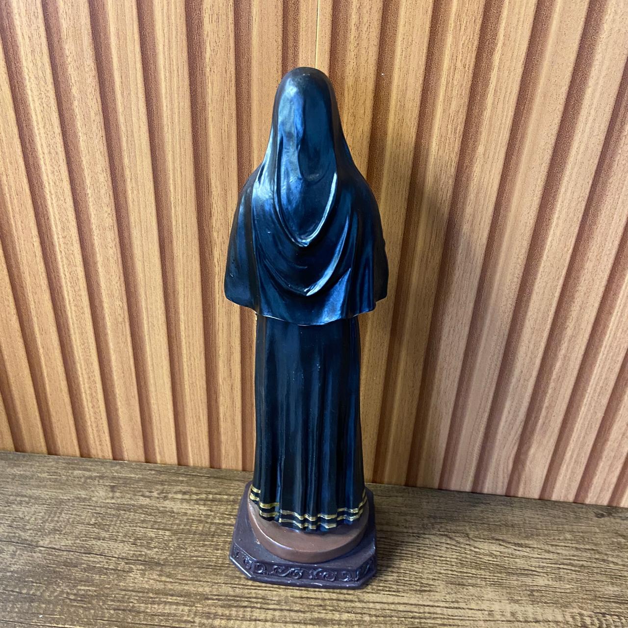 IMAGEM DE RESINA IMPORTADA SANTA RITA 29CM (1 UNIDADE)