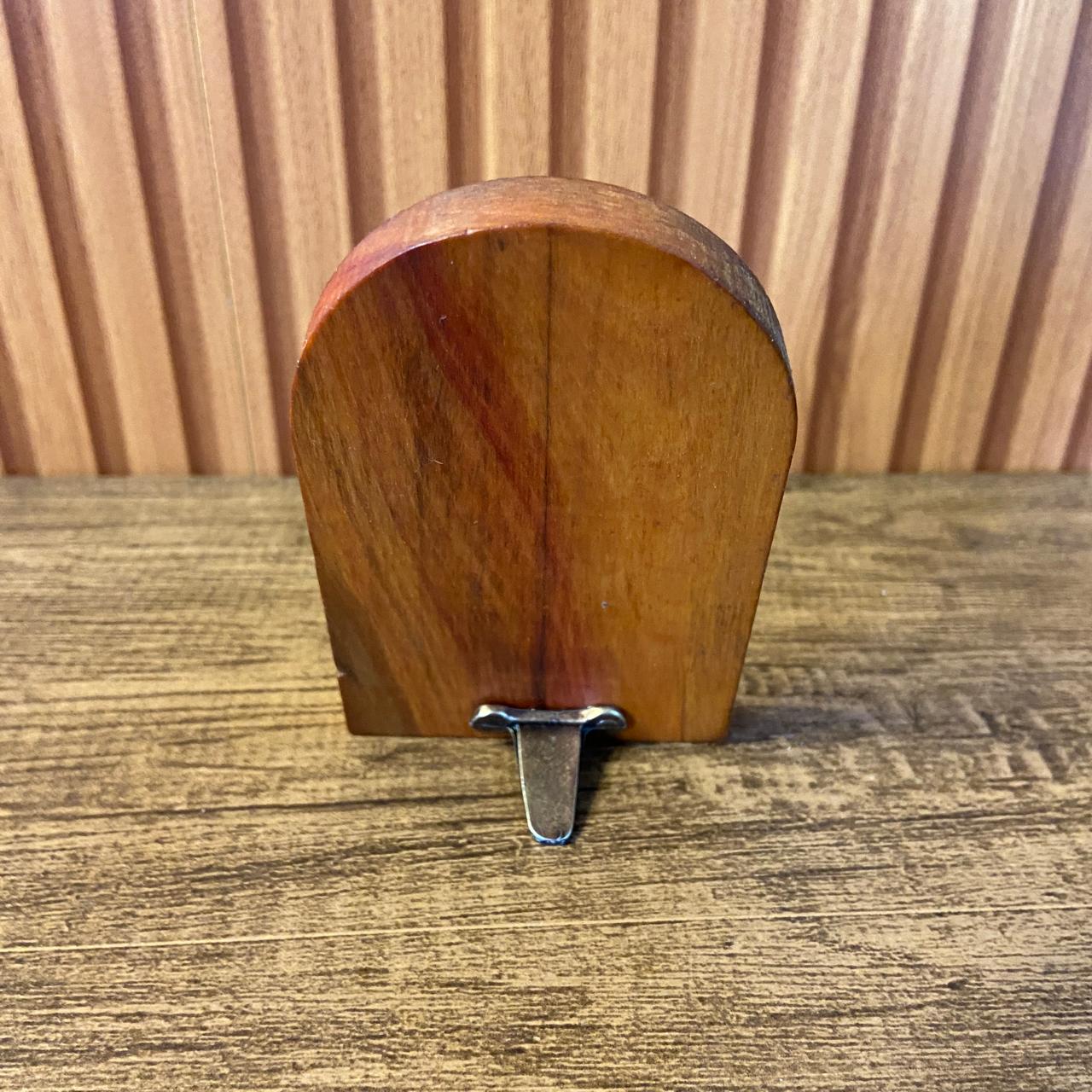 ADORNO DE MESA MADEIRA RESINADA SÃO JOSÉ 11CM (1 UNIDADE)