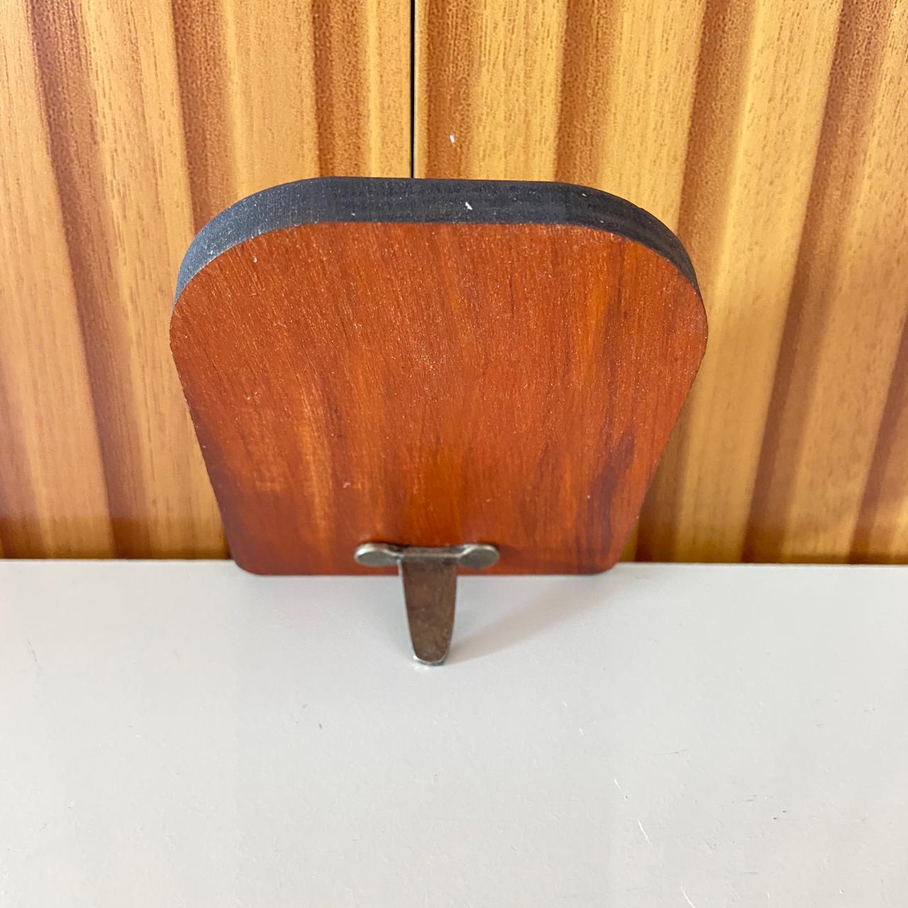 ADORNO DE MESA MADEIRA SAGRADA FAMÍLIA DE METAL COM ACRÍLICO 9,5CM(1 UNIDADE)