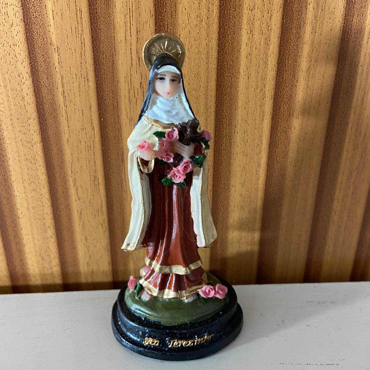 IMAGEM DE RESINA NACIONAL SANTA TERESINHA 11,5CM (1 UNIDADE)
