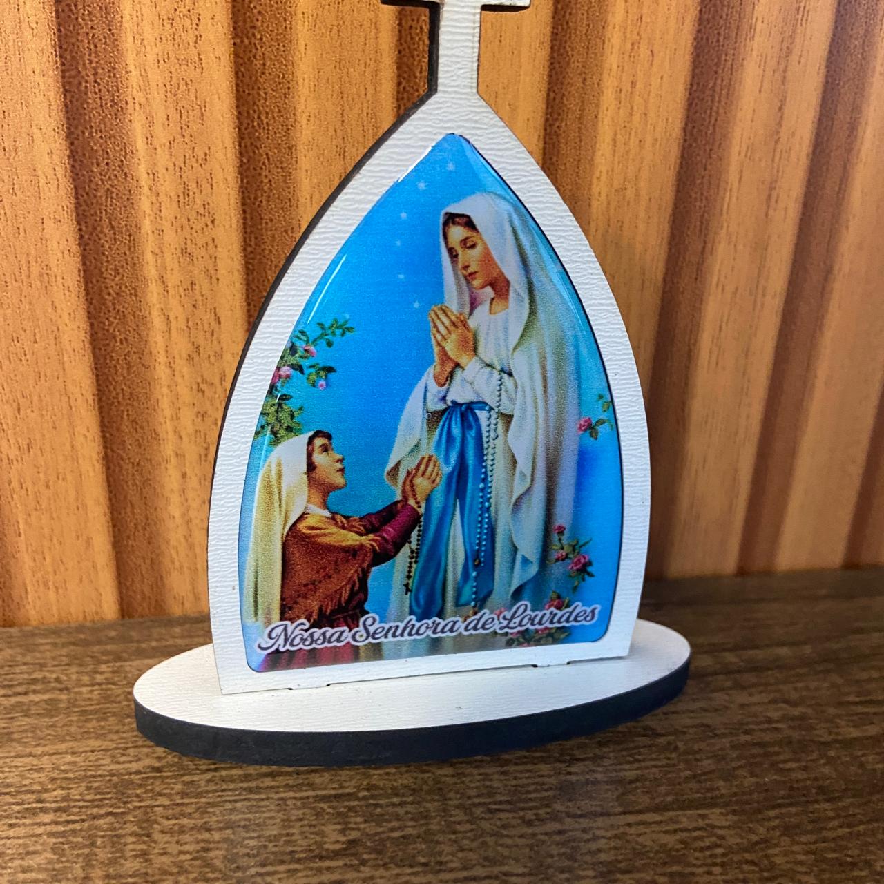 CAPELA MDF DESMONTÁVEL NOSSA SENHORA DE LOURDES 11CM (1 UNIDADE)