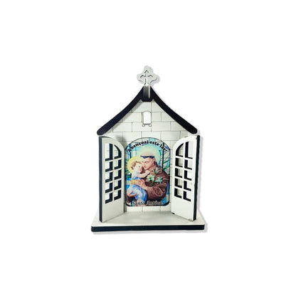 CAPELA PORTA SANTO ANTÔNIO 16CM (1 UNIDADE)
