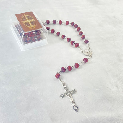 TERÇO PERFUMADO SÃO BENTO 8MM (12 UNIDADES)