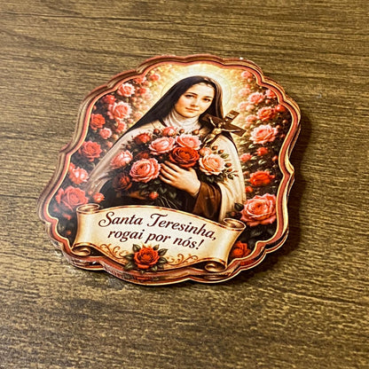 IMÃ DE ACRÍLICO SANTA TERESINHA (1 UNIDADE)
